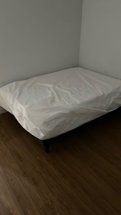Youth platform bed + mattress(west elm)