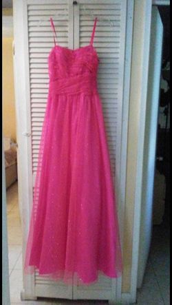 Pink dress with sparkles