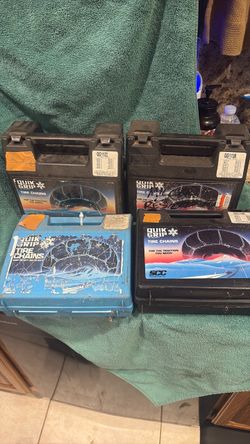 Quik Grip Tire Chains Set of 2 various sizes