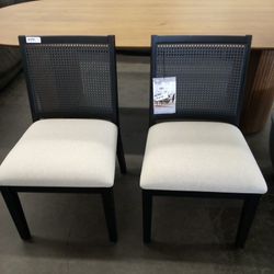 Harrison  2pk Black Chair 
