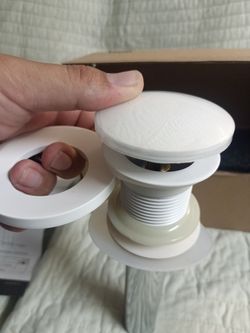 Vigo  WHITE SINK DRAIN (No-overflow) finest Plumbing Hardware Best Drain