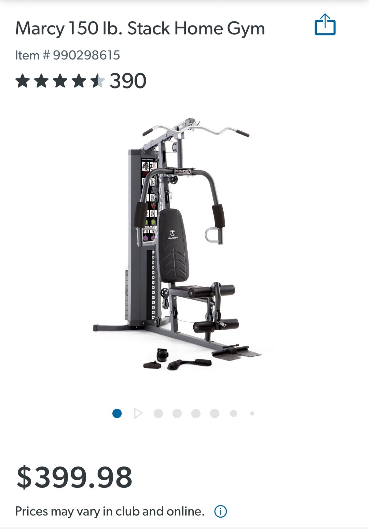 Marcy 150 Lb. Stack Home Gym