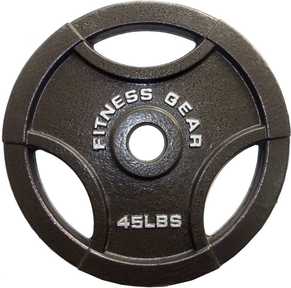 2 Fitness Gear 45 lb Olympic Weight Plates 2"