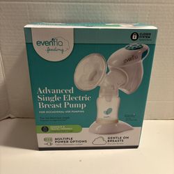 EVENFLO Feeding ADVANCED SINGLE ELECTRIC BREAST PUMP 3045 Sealed New Compact