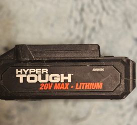 Hyper Tough 20v max LITHIUM battery