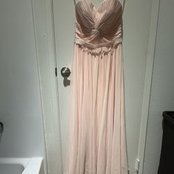 Blush pink Brides Maid Dress Size 6 Cash Only 