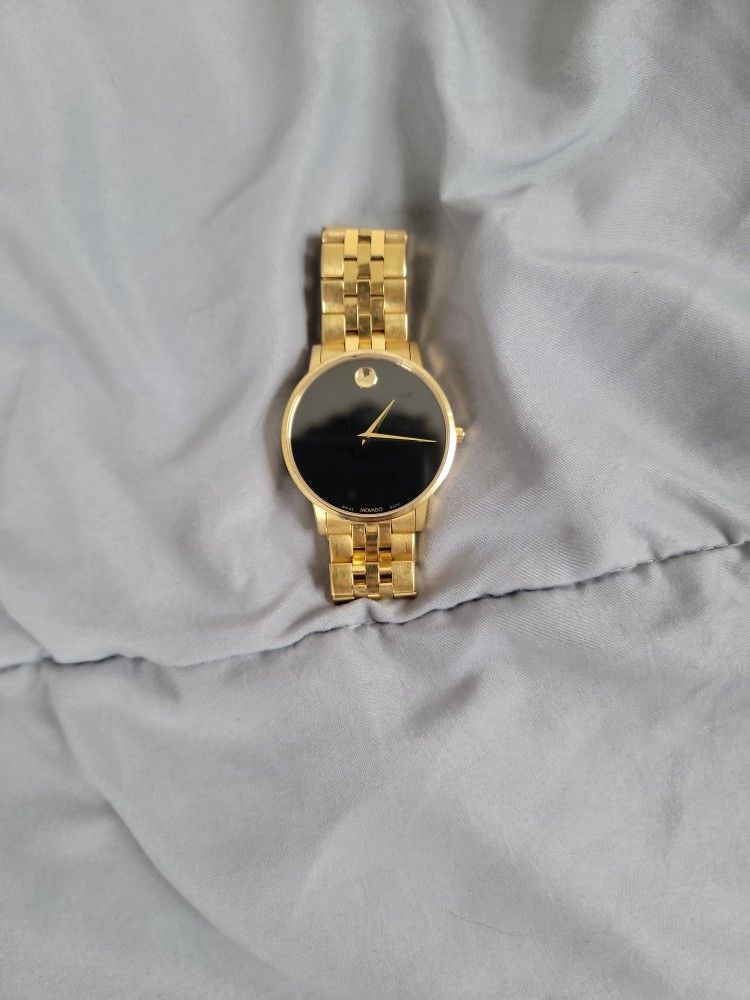GOLD SWISS MOVADO