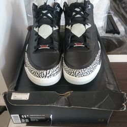 New Nike Air Jordan Son of Mars Low Black Cement Sneakers Shoes Men's Size 11.5