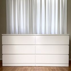 IKEA MALM 6-Drawer Dresser in White⚡️‼️