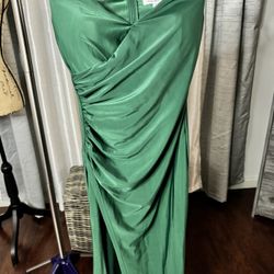 Over The Shoulder Long Dress