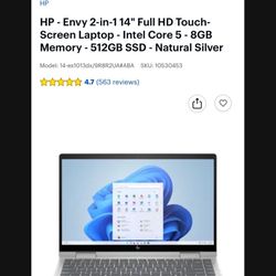 Hp envy 2 In 1 14” 