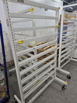 3 Retail Display Racks with Hooks