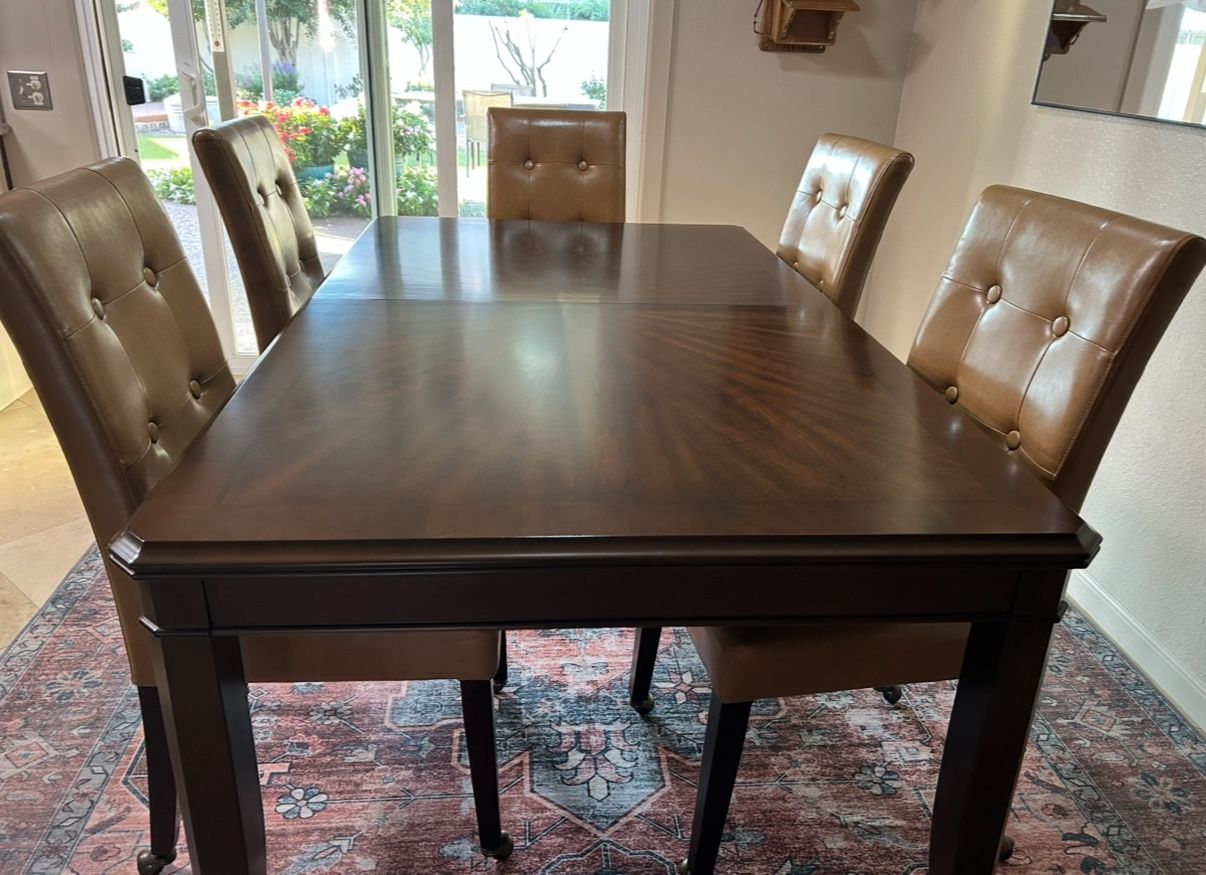 Solid Cherry Wood Dining Table