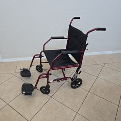 Medical Lightweight Foldable Transport Chair 
