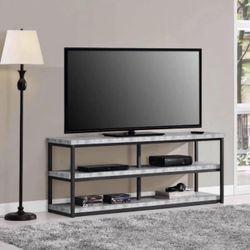 TV Stand for TVs up to 65", Light Concrete,Entertainment Center