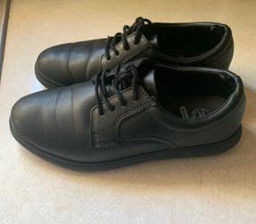 Boys Black Dress Shoes - Size 4 - Wonder Nation