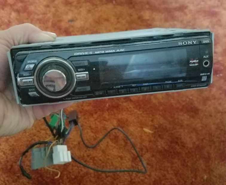 Sony car CD player