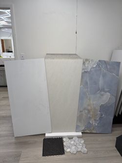 Large Format Porcelain Tile Lot Mixed Styles