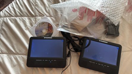 Portable dvd player for car/travel