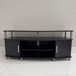 Black TV Stand / Entertainment Console