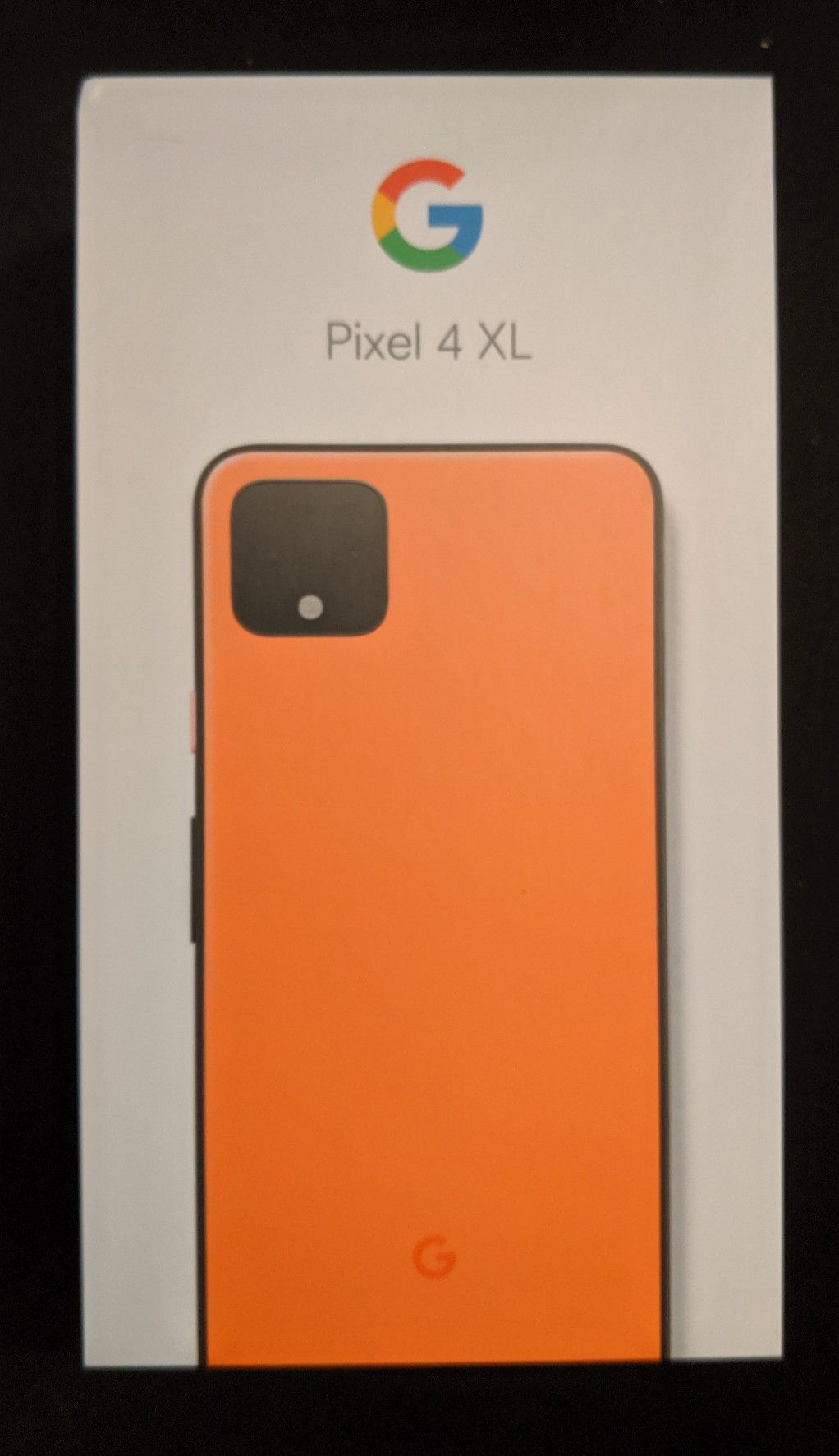 Open Box Unlocked Google pixel 4 XL 128gb orange