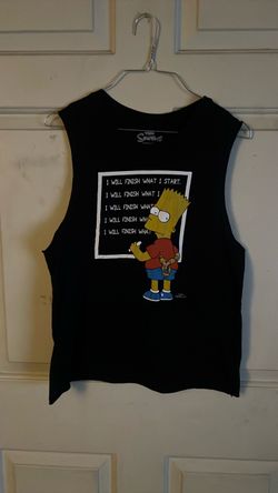 The Simpsons Bart Simpson Muscle Tank Top