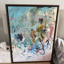 Abstract Art Wooden Frame 