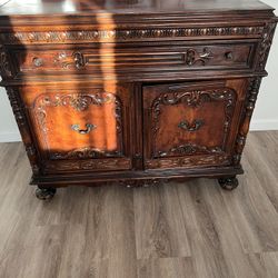 Antique Accent Cabinet 