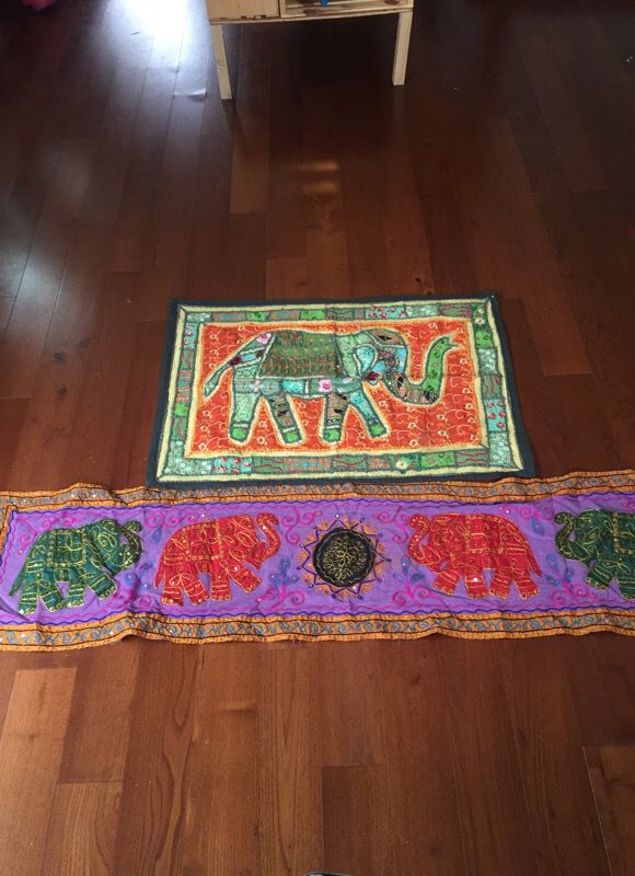 Authentic Elephant Tapestry/Pillow Cases