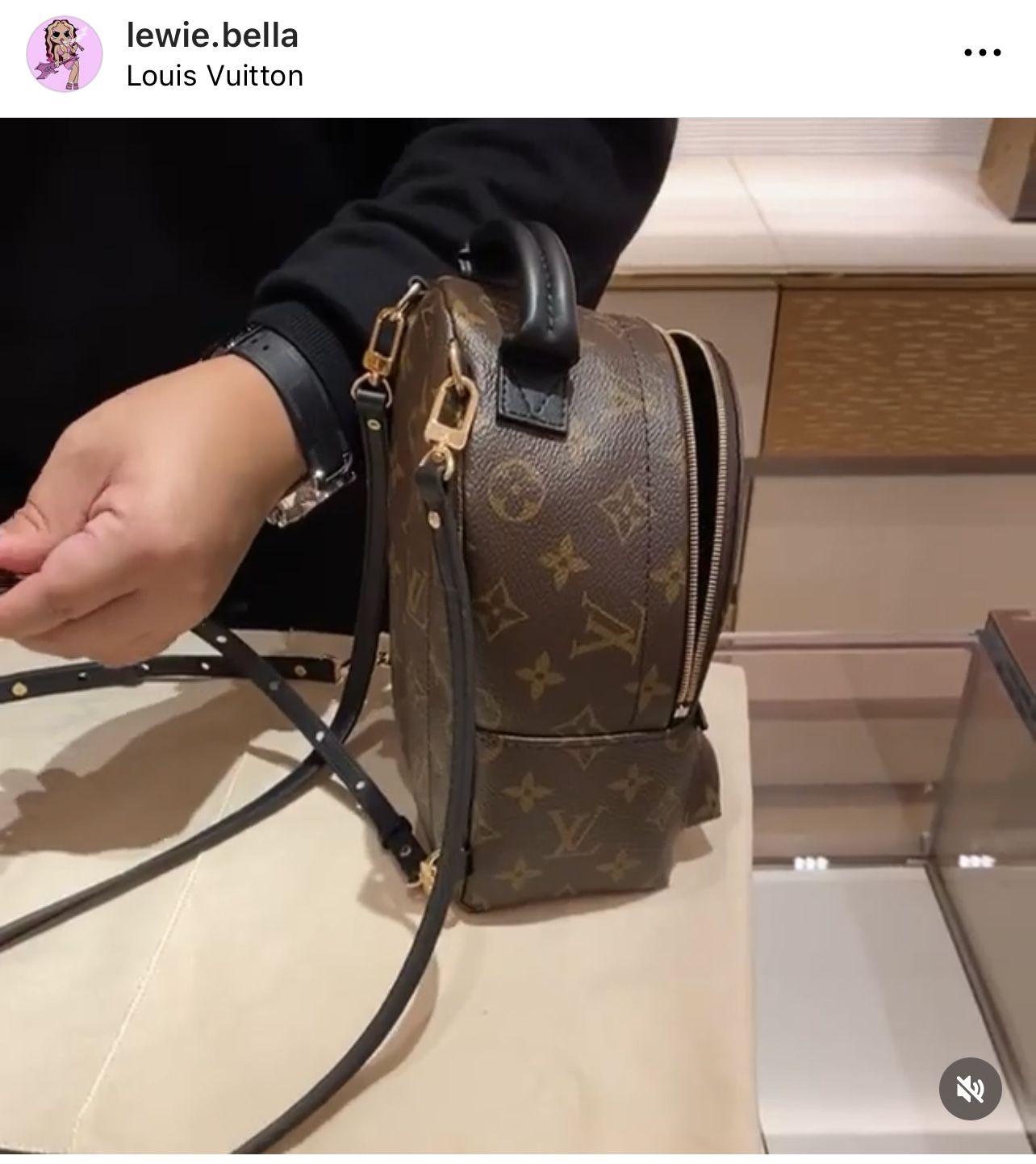 PALM SPRINGS MINI BACKPACK 100% AUTHENTIC 