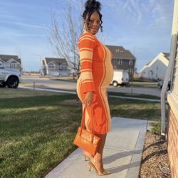 Like New Casual Midi Dress 