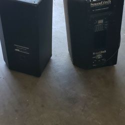 P.A. SPEAKER SYSTEM (AMPLIFIED) $100