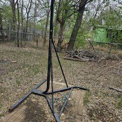 Punching bag stand.  $50.