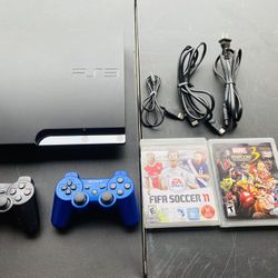 PS3 Game System and Games 