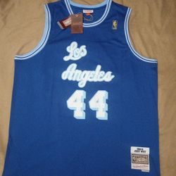 Jerry West Los Angeles Lakers Mitchell & Ness Throwback Jersey 3XL