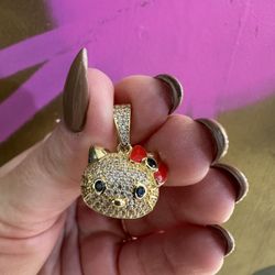 14k KITTY CHARM 