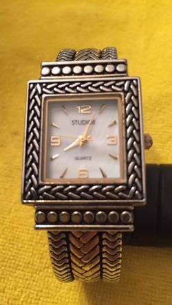 Square Studio Cuff bracelet watch