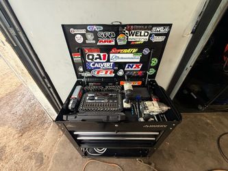 Husky tool box & tools