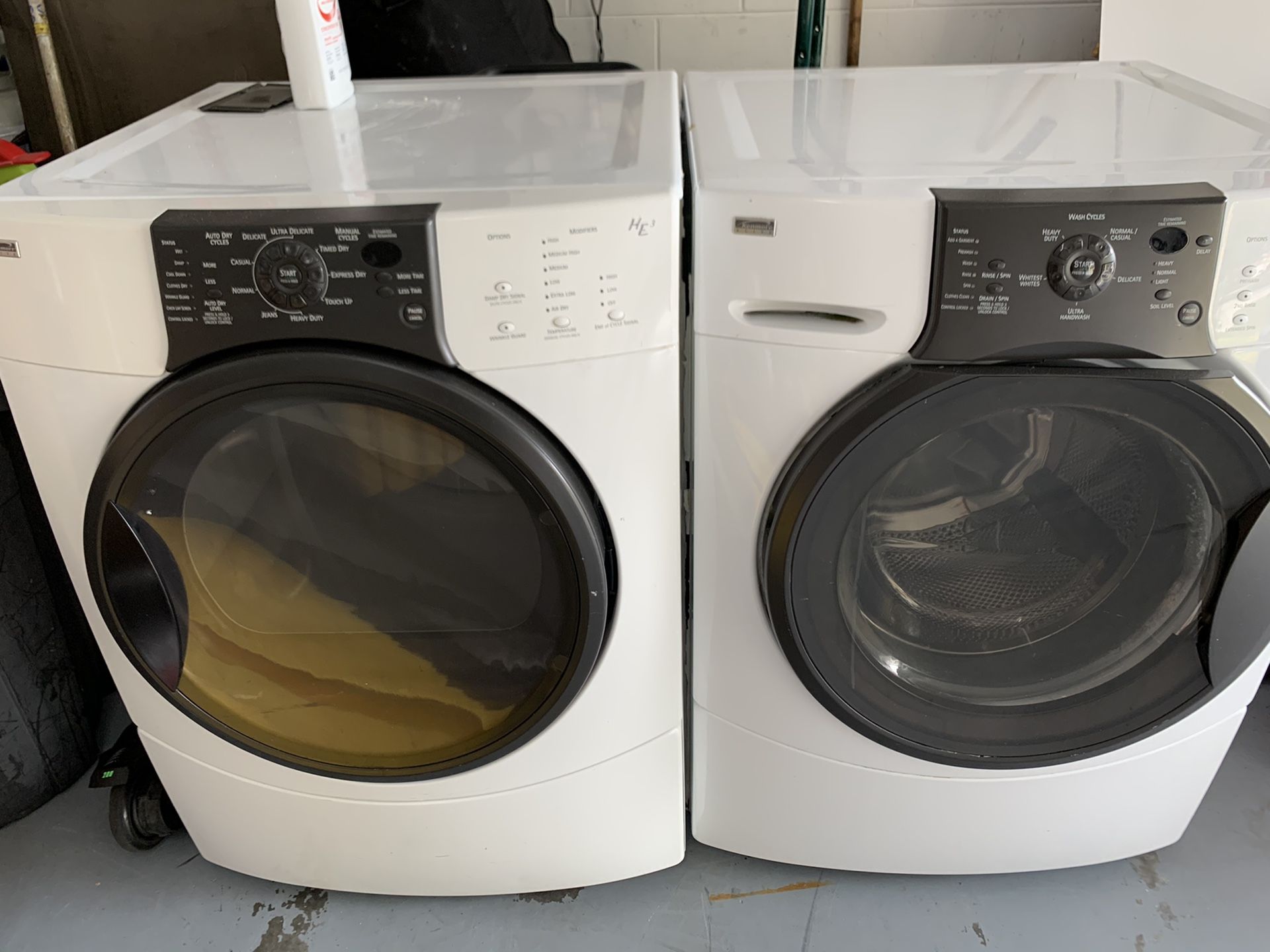 KENMORE WASHER AND DRYER!!!