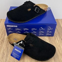 Birkenstock Boston Clog Black - Men Size 8.5