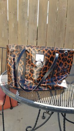 My Flat London leopard handbag tote