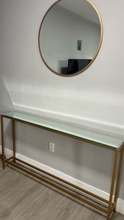 mirror and stand