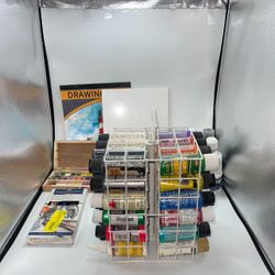 Acrylic Paint Supplies With Brushes