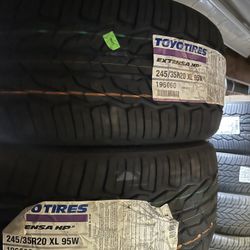 (2) TOYO EXTENSA HP 245/35R20 TIRES FOR SALE!!!!