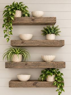 Floating shelves