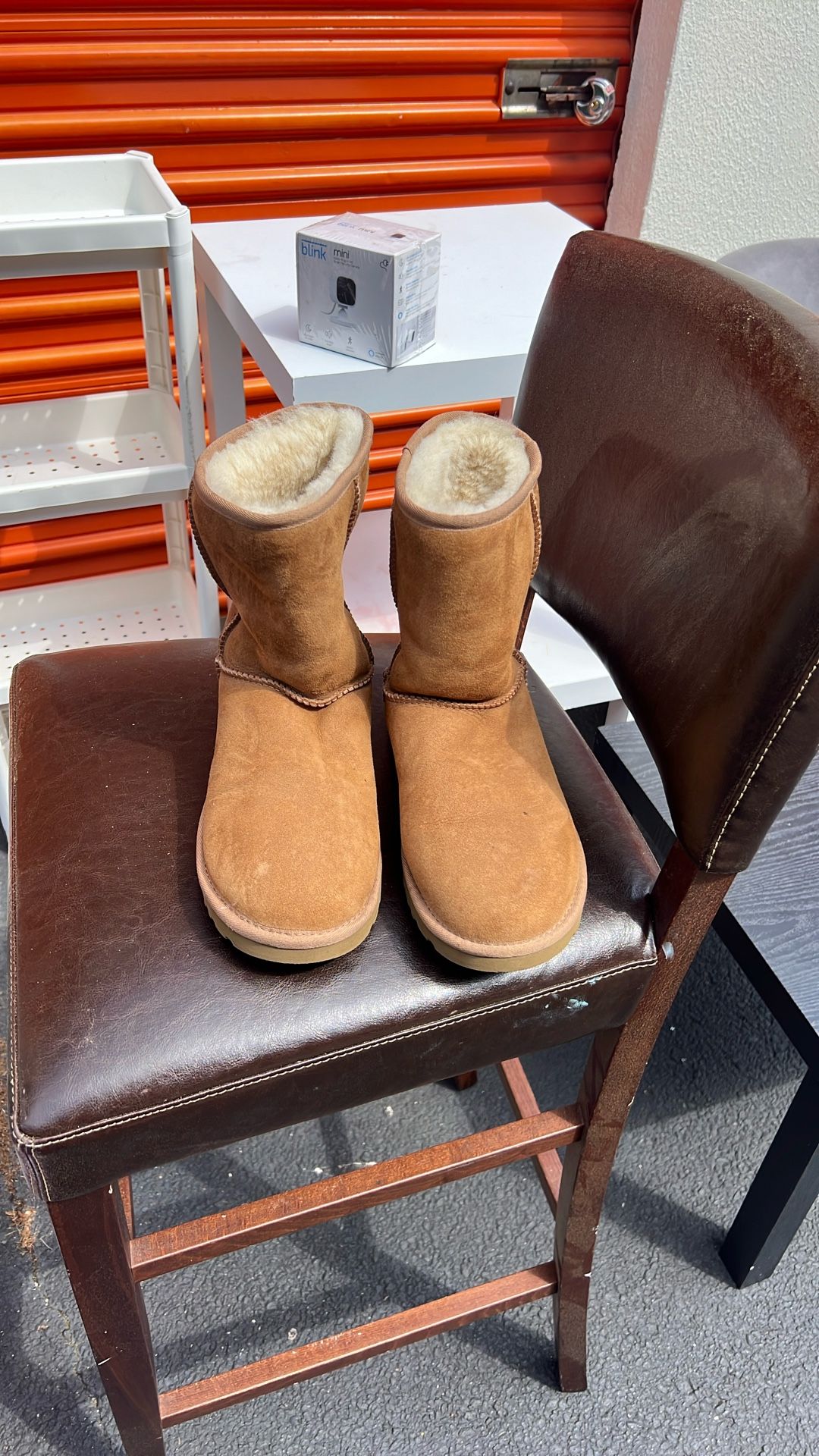 CHESTNUT UGGS -WORN ONE WINTER
