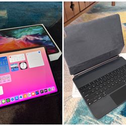  Apple iPad Pro 12.9-inch (4th Generation) and Magic Keyboard
