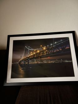 43x31” San Francisco Framed Canvas 