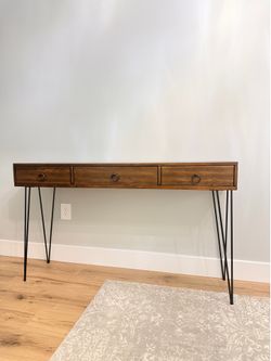 Dark wood Console table