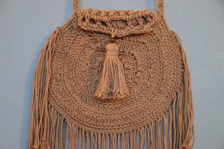 Handmade Crochet Cotton Purse Bag